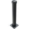Ornamental bollard | steel tube � 108 mm | height above ground 750 mmtotal length approx. 1100 mm | stationary, to be fixed by plugswith base plate � 180 mm | without eyelet